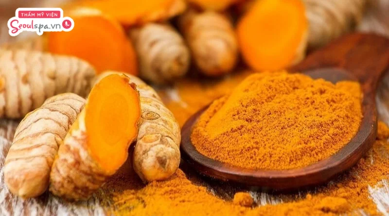 Nghệ là nguyên liệu triệt lông măng sau lưng hiệu quả