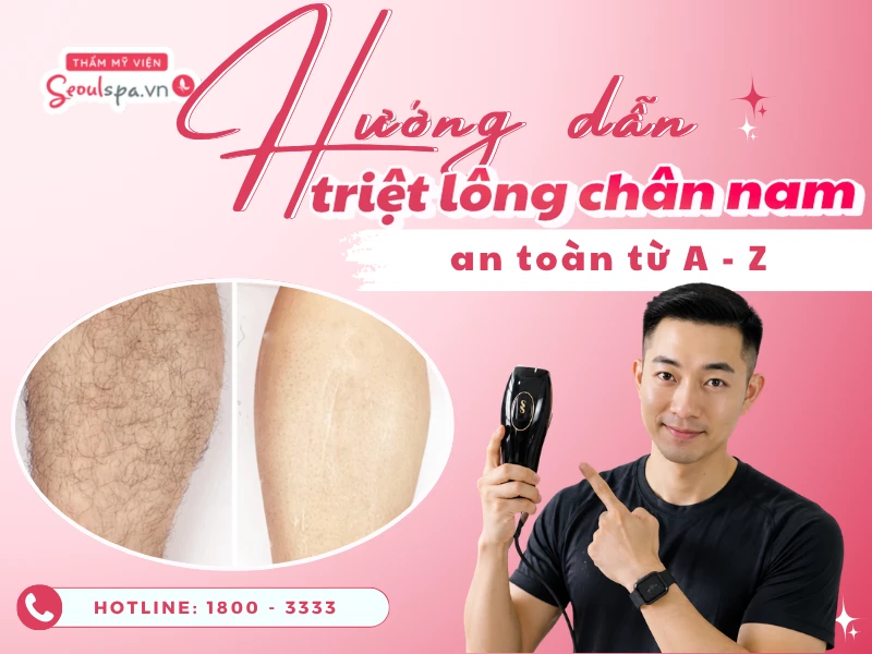 Triệt lông chân nam