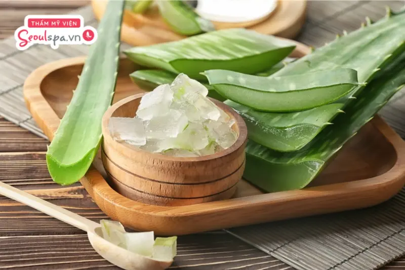 Nha đam là nguyên liệu làm đẹp chứa nhiều thành phần hỗ trợ làm dịu da và có khả năng loại bỏ mực xăm nhẹ nhàng mà không gây đau đớn