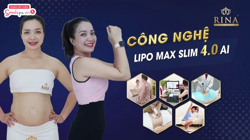 Công nghệ giảm béo Lip Max slim 4.0 AI ứng dụng trí tuệ nhân tạo để phân tích mỡ từ đó triệt tiêu hiệu quả