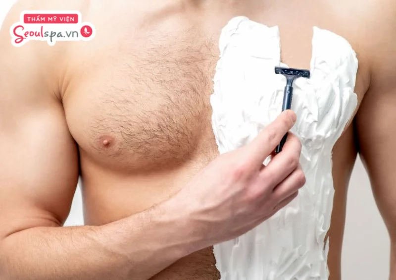 Ưu tiên cách triệt lông tại nhà phù hợp với vùng lông mảnh, thưa và thực hiện nhẹ nhàng để hạn chế tổn thương da.
