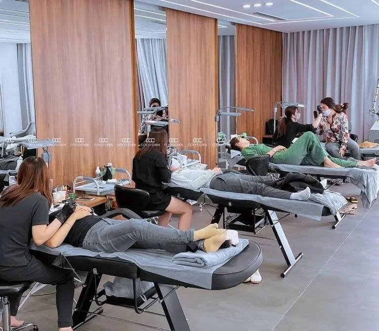 Viện thẩm mỹ Coco Chen có quy trình phun xăm an toàn