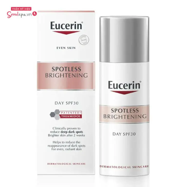 Thiamidol có mặt trong sản phẩm Eucerin Ultra White Spotless