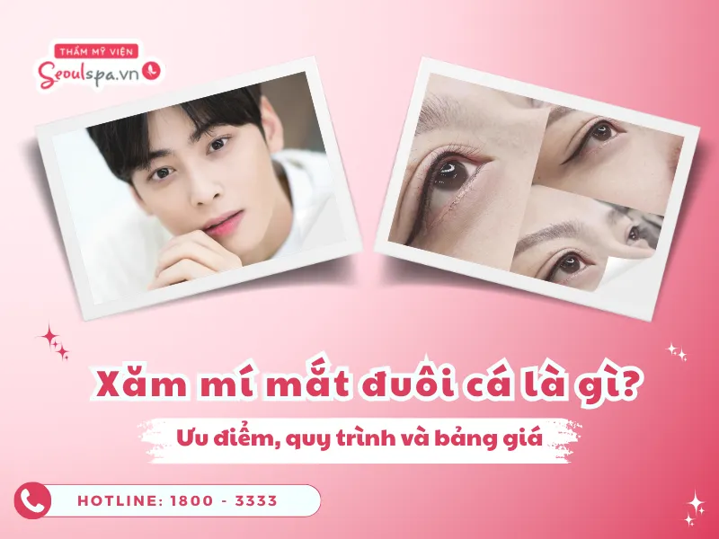 Phun mí đuôi cá là kỹ thuật tạo đường viền mí cong nhẹ, hất lên như đuôi cá, giúp mắt sắc sảo, to tròn và cuốn hút hơn. 