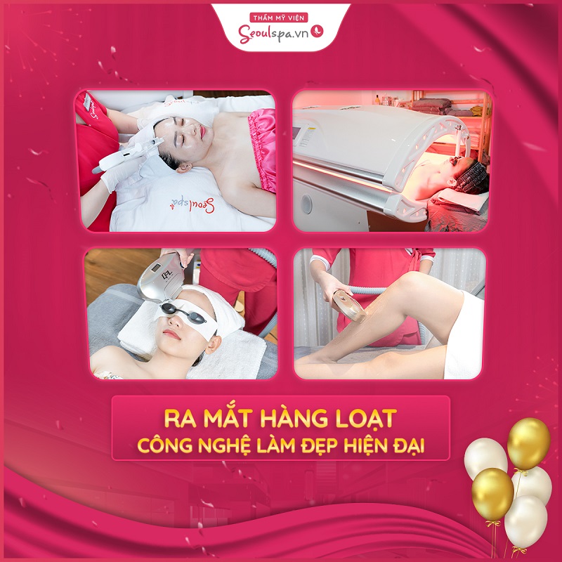 Công nghệ làm đẹp hiện đại mới ra mắt ngày khai trương, trải nghiệm thực tế cho khách hàng