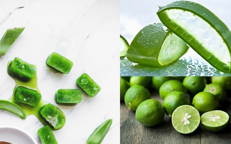 Chanh kết hợp với nha đam tạo ra công thức trị thâm hiệu quả