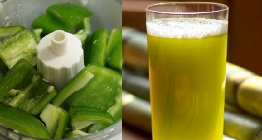 Nước ép mía và ớt chuông giảm cân thần thánh