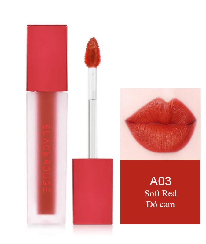 Black Rouge Air Fit Velvet Tint - Màu A03 Soft Red.