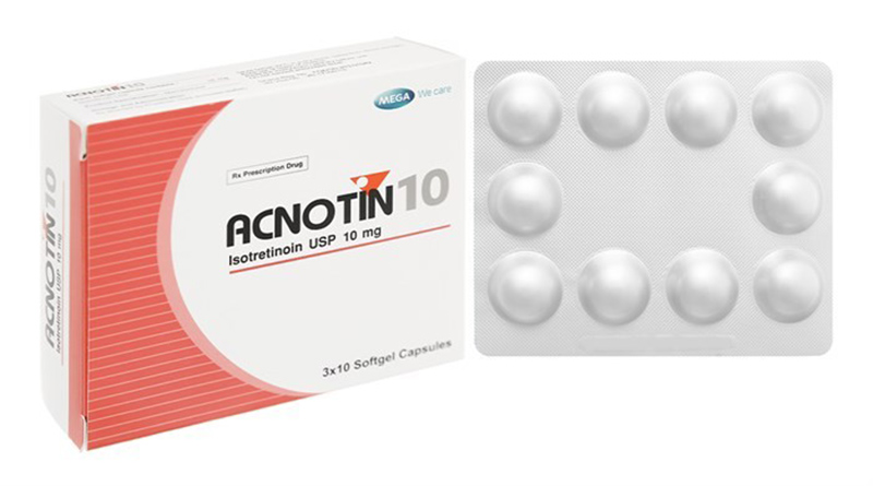 Thuốc Acnotin giúp nội tiết bên trong da được cân bằng