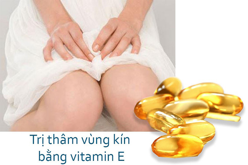 Sử dụng viên vitamin E để đánh bay thâm hiệu quả