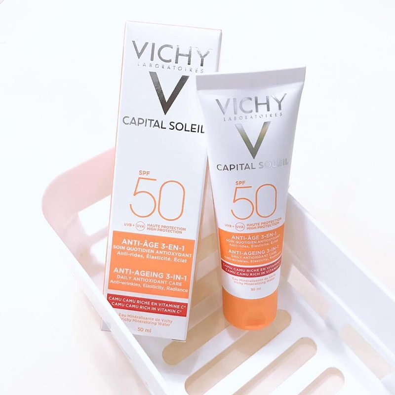 Sản phẩm Vichy Capital Soleil Anti - Dark Spot 3 In 1 SPF 50