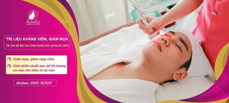 Trị mụn chất lượng tại Adella Skincare & Luxury Spa
