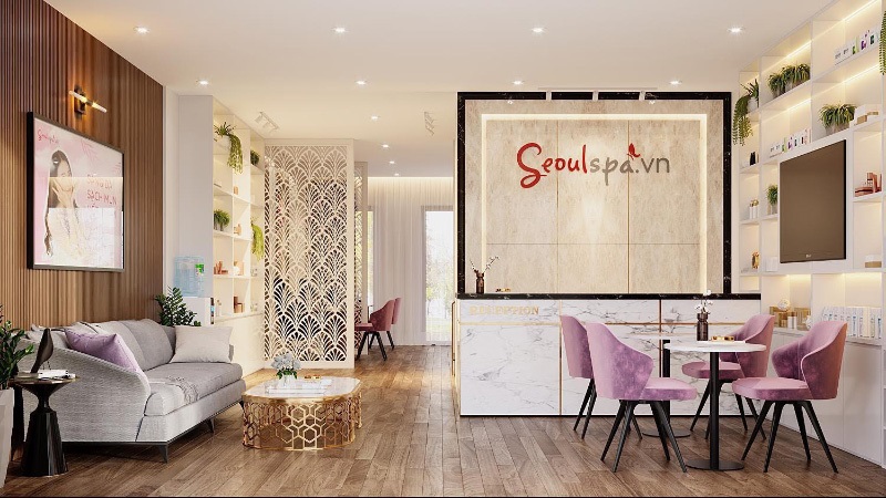 Không gian các mỗi chi nhánh Seoul Spa rất sang trọng và thư giãn cho khách hàng