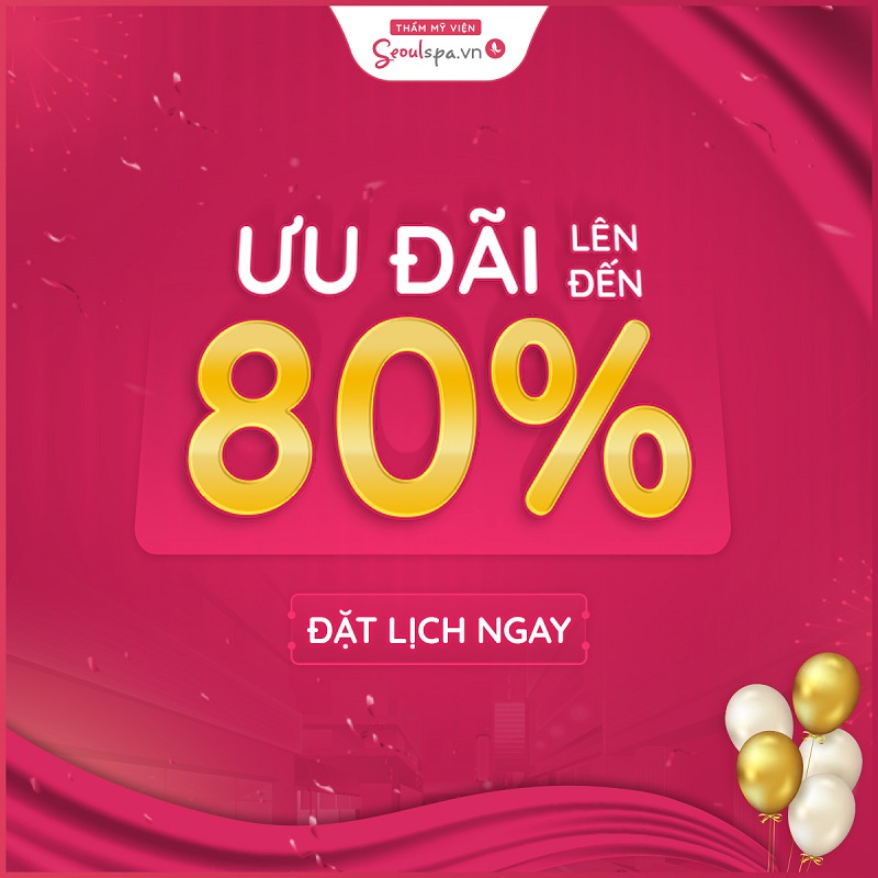 Ưu đãi làm đẹp lên đến 80% cùng những phần quà hấp dẫn dành cho khách hàng đến trải nghiệm dịch vụ ngày khai trương