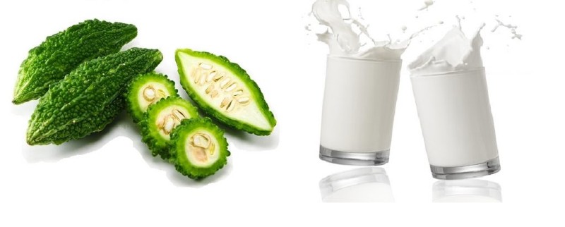 Nhanh chóng giải quyết nám da bằng mướp đắng và sữa tươi không đường