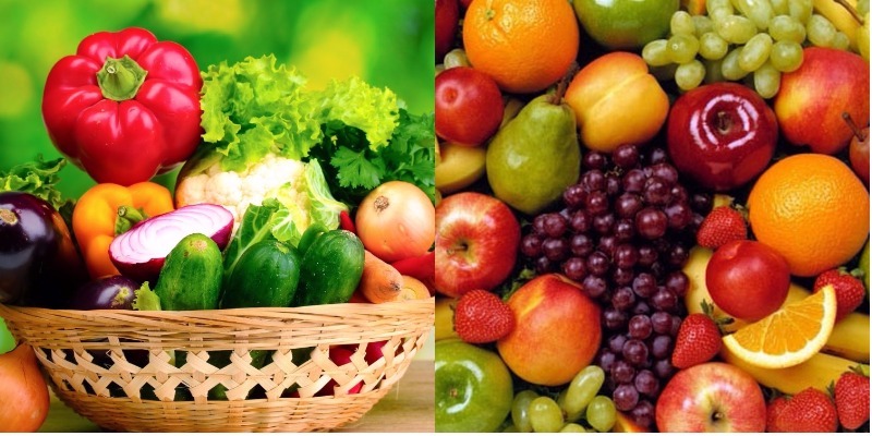 Ăn nhiều trái cây và rau xanh để giúp vết thương mau lành