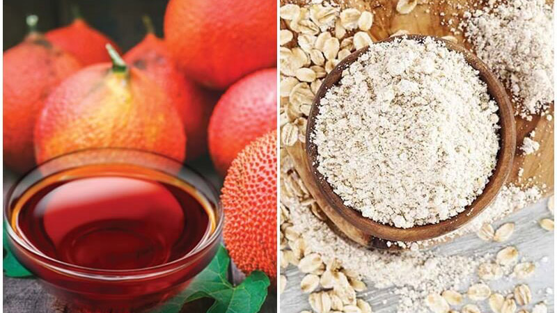 Top 20+ Cong Dung Cua Dau Gac Trong Lam Dep Dầu gấc trị mụn và làm mờ vết thâm - Top 7 cách hiệu quả 29 Bột yến mạch cùng tinh dầu gấc