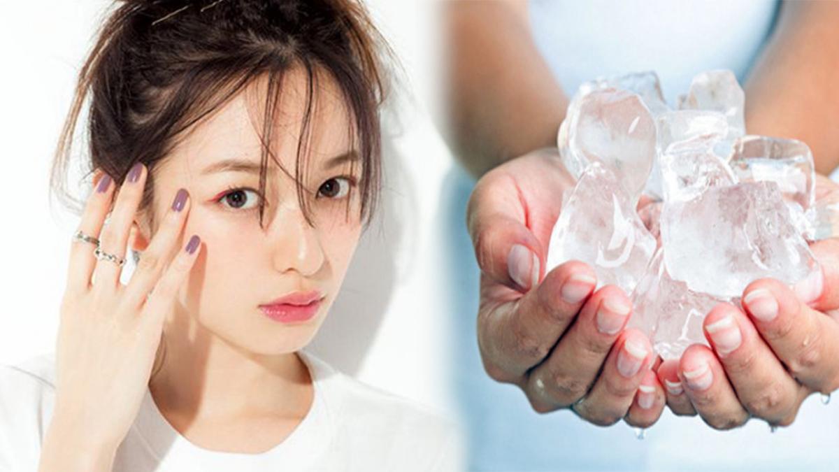 Chườm đá lạnh giúp giảm cảm giác ngứa ngáy hiệu quả