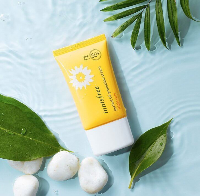 Innisfree Perfect UV Protection Cream Triple Care kem trị nám từ thương hiệu Innisfree