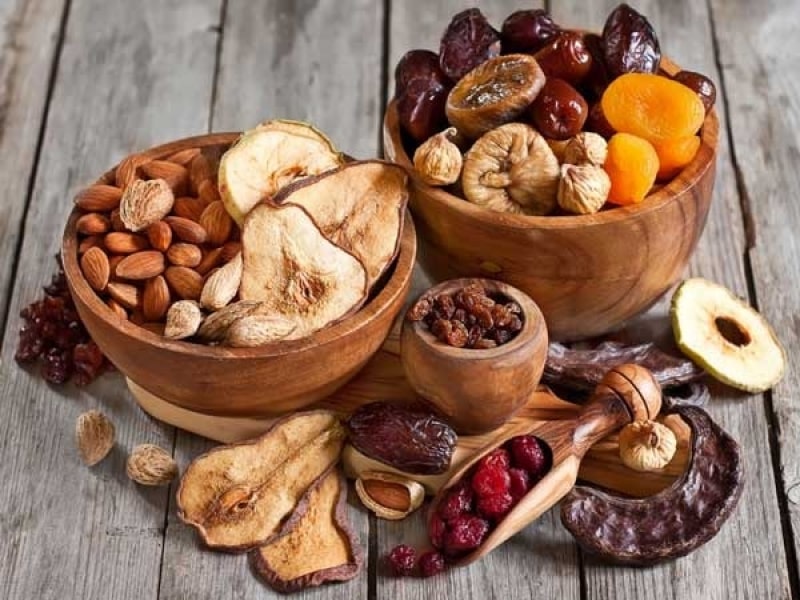 Trái cây khô có tác dụng chống oxy hóa