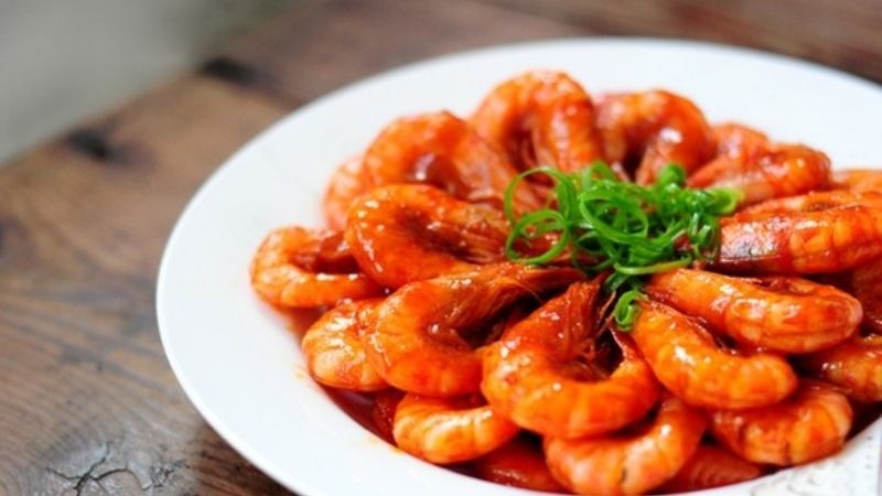 Tôm có tác dụng hỗ trợ tăng cân
