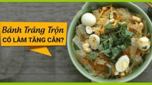 Nguyên liệu làm bánh tráng trộn tại nhà
