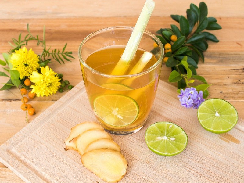 Uống trà sả giúp giảm cân hiệu quả