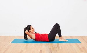 Cách làm eo thon tại nhà 8 Cách làm eo thon tại nhà Bài tập sit-up ngược sẽ đốt lượng calo trong vùng bụng và giảm đi lượng mỡ thừa hiệu quả