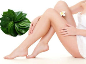 Dưỡng chất từ tinh bột nghệ giúp cô bé thêm hồng