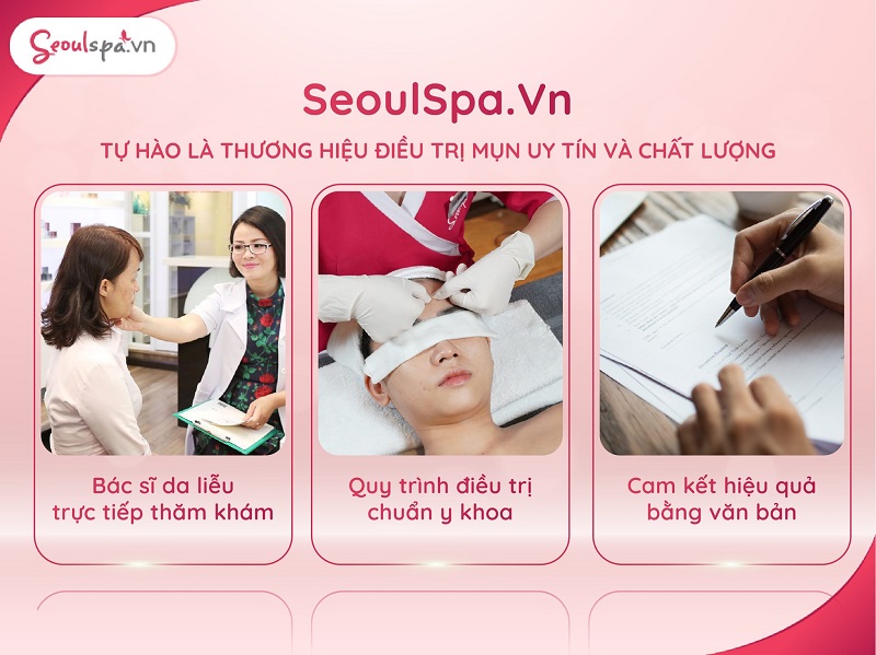 Lộ trình điều trị mụn tại Seoul Spa chi tiết