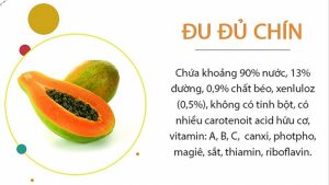 Đu đủ bao nhiêu calo? Cách giảm cân bằng đu đủ