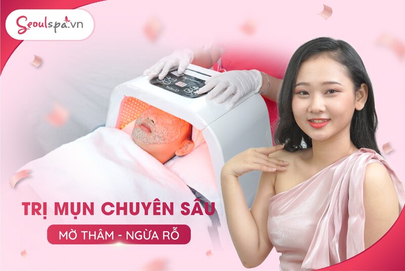 Trị mụn chất lượng, an toàn tại Seoul Spa Cần Thơ
