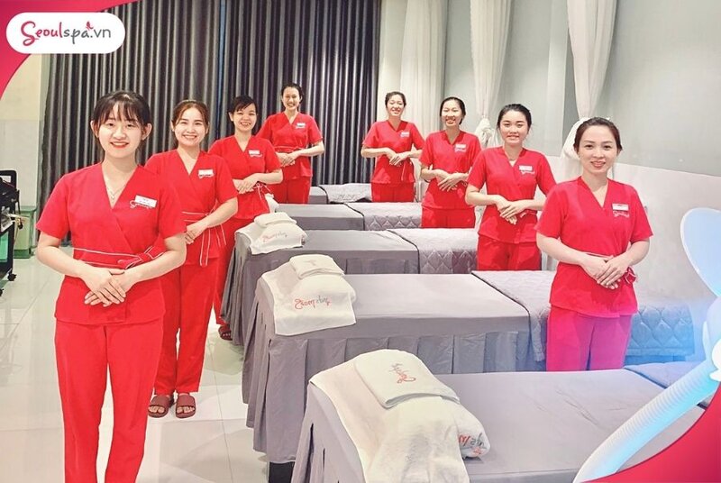 Đội ngũ nhân viên tại Thẩm mỹ viện Seoul Spa