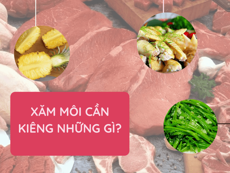 Xăm môi kiêng gì bao lâu
