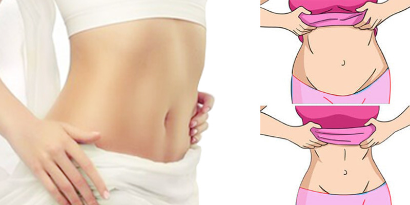 Dùng giấm táo để massage bụng cũng là một cách đánh tan mỡ thừa