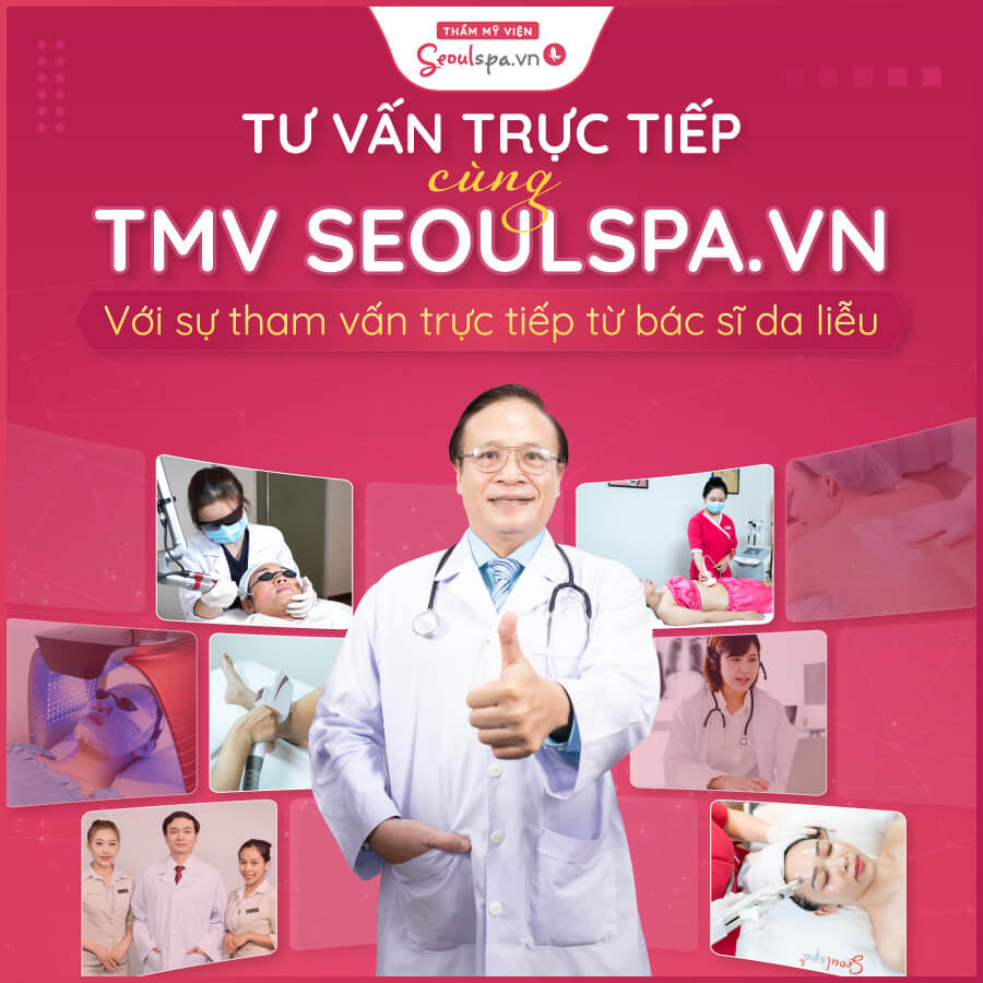Đội ngũ bác sĩ trực tiếp tư vấn và lên phác đồ điều trị phù hợp cho khách hàng đến tham gia trải nghiệm dịch vụ