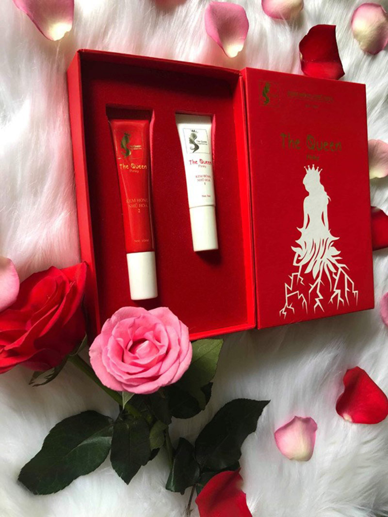 Sản phẩm kem làm hồng nhũ hoa The Queen