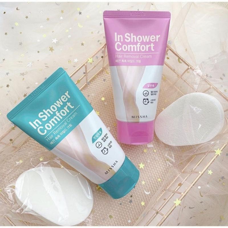 Kem tẩy lông Missha In Shower Comfort Hair Hàn Quốc