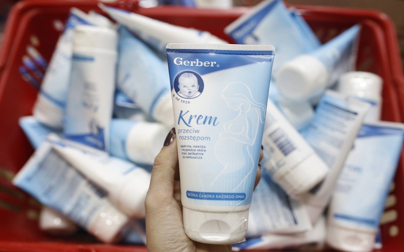 Kem trị rạn da sau sinh Gerber mang lại hiệu quả làm mờ vết rạn da sau 1 tháng dùng liên tục