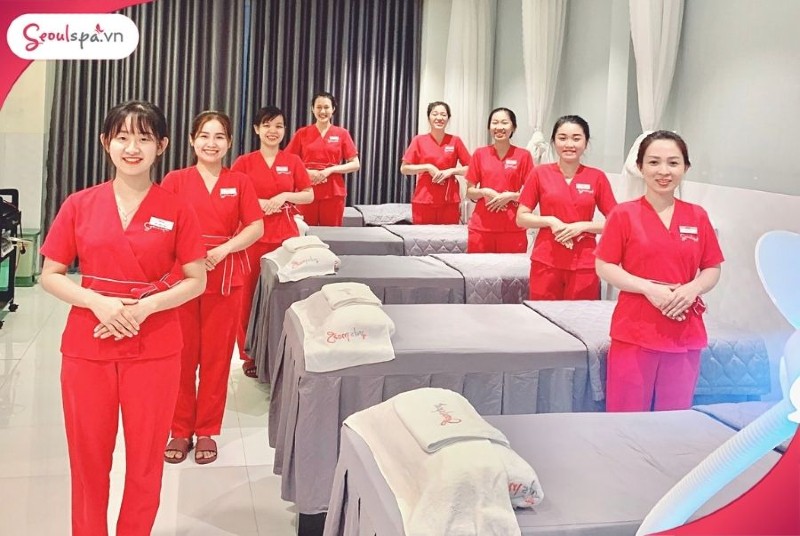 Đội ngũ nhân viên tại Seoul Spa hết sức dày dặn kinh nghiệm