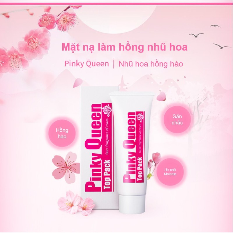 Sử dụng kem Pink Queen sẽ giúp nhũ hoa của bạn được hồng hào hơn