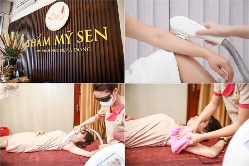 Triệt lông vĩnh viễn TPHCM tại Thẩm mỹ viện Sen Spa