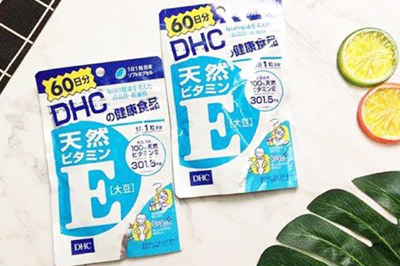 Sở hữu làn da mềm mịn, trắng sáng với vitamin E DHC