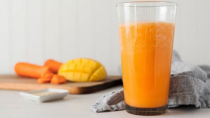 Top 20+ Công Thức Các Loại Nước Ép Trái Cây Công thức nước ép giảm cân 7 ngày hiệu quả nhất - Seoul Spa 28 Nước ép cà rốt và xoài tốt cho mắt và da