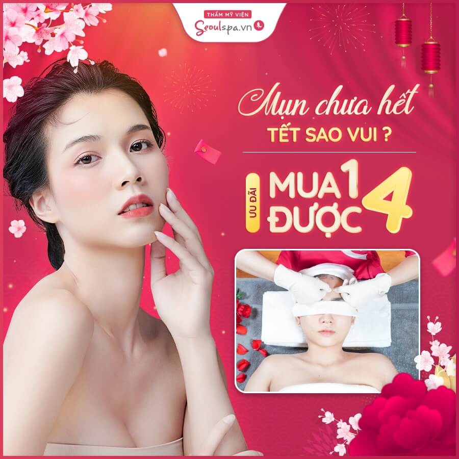 Trị sạch mụn đón tết với làn da láng mịn