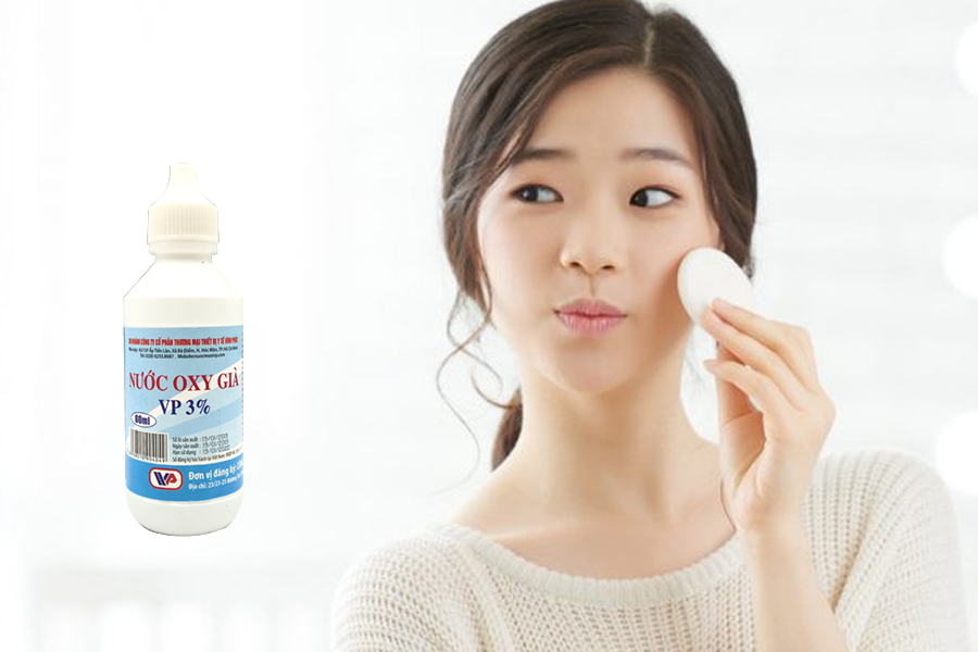 Trị mụn bằng oxy già như thế nào?