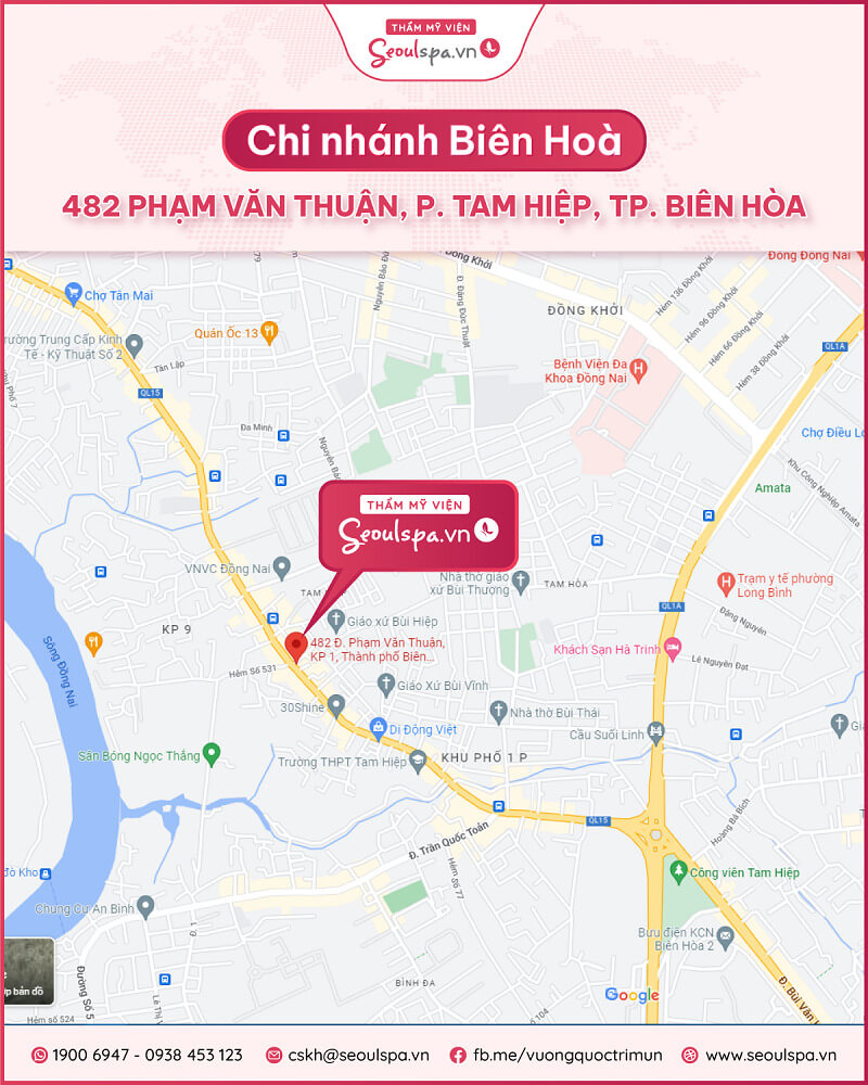 Bản đồ địa chỉ chi nhánh Biên Hòa mới