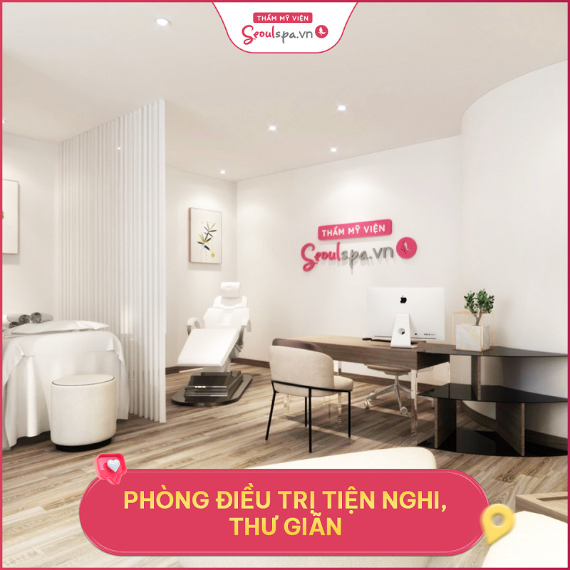 Phòng điều trị tiện nghi, rộng rãi