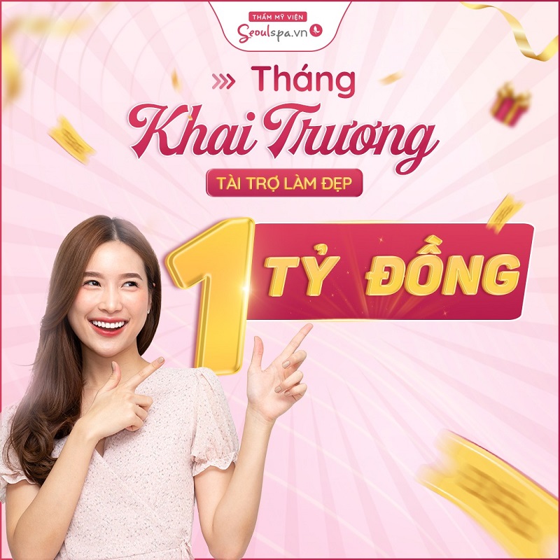 Seoul Spa Quảng Ngãi tài trợ 1 tỷ đồng làm đẹp và hàng trăm voucher hấp dẫn