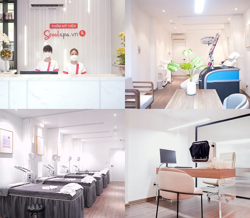 Cơ sở vật chất hiện đại tại Seoul Spa Thủ Đức